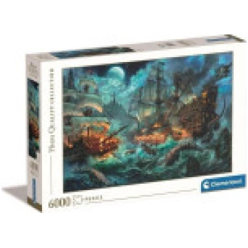 Clementoni Puzzle 6000 HQ Pirates Battle 463215