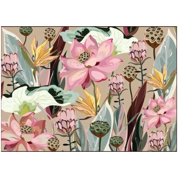 Puzzle Lotus and protea 1000 Interdruk
