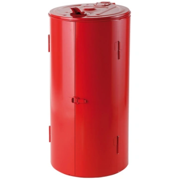 RIKI Pārsegts statīvs 120 l - sarkans