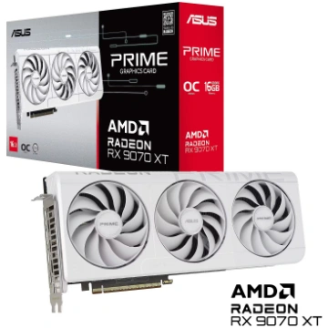 Asus Prime Radeon RX 9070 XT White OC Edition 16GB