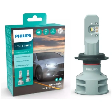 Spuldze PHILIPS LED H11 12/24V Pro5100 (2 gab.) PH
