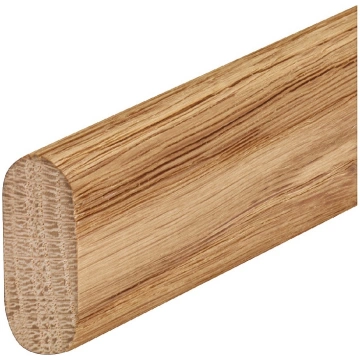 Ovāla pakaramā caurule 30 x 14 mm/1,0 m, ozols