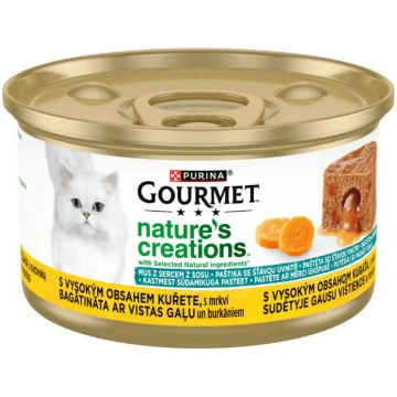 GOURMET GOLD GRAVY HEART CHICKEN kaķu konservi Vis