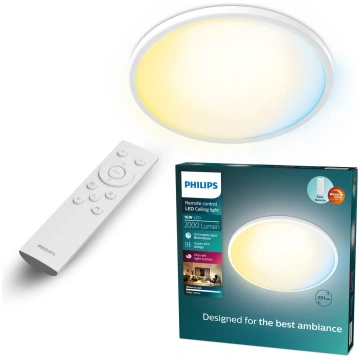 Plafona LED gaismeklis PHILIPS VALEN 16W 2200-6500