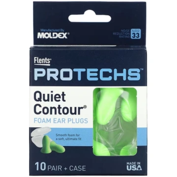 Flents, Protechs, Quiet Contour Foam Ear Plugs, 10