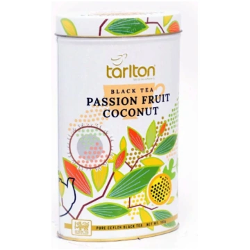 PASSION FRUIT & COCONUT BLACK TEA 100g Tējas Pasau