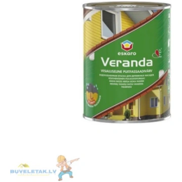 Krāsa Eskaro Veranda 0.92L sarkana 13580