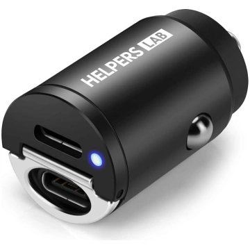 12 V USB C kontaktdakša, 45 W cigarešu aizdedzināt