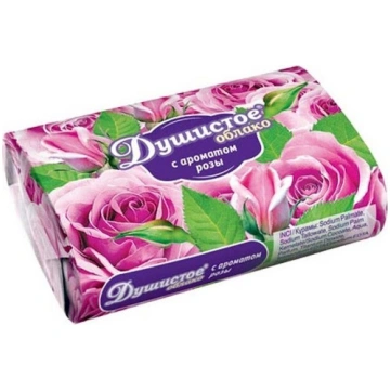 DUŠISTOJE OBLAKO Ziepes ar rožu aromātu, 90 g