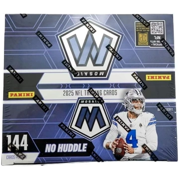 2025 Panini Mosaic futbola kolekcijas karšu kaste 