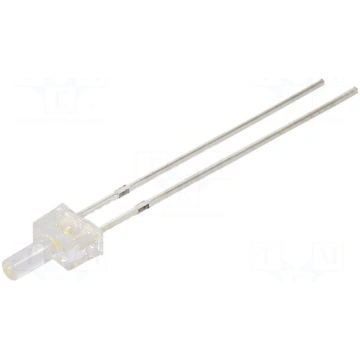 LED | white warm | 2mm | 1560÷2180mcd | 90° | Fron