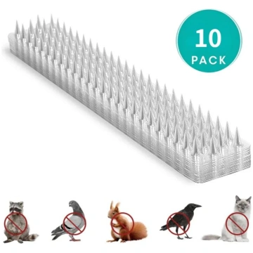 10/20 gab. Spikes Repeller Cat plastmasas putnu at
