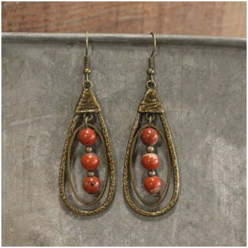 The Primitive Peddler, Inc. Bronze Teardrop Rusty 