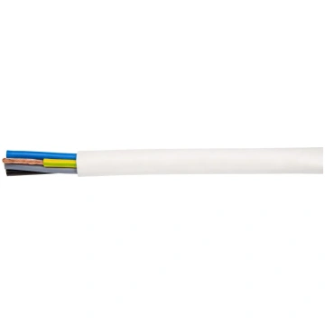 Workshop cable H05VV-F (OWY) 5x2 5 zo white /100m/