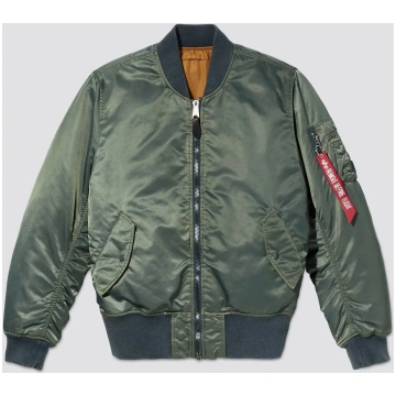 MA-1 BATTLEWASH BOMBER JACKET - TEAL / M