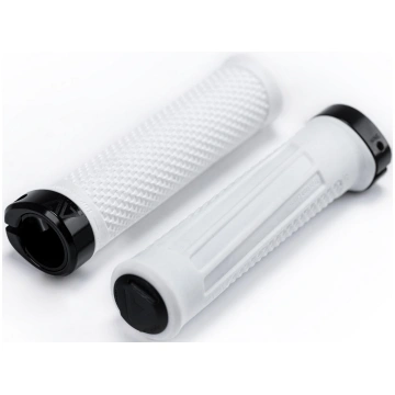 Stūres rokturi ACID React Pro 138mm Lock-on white 