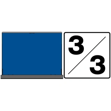 3/3 Tool Tray for Workshop Trolleys, empty: for 27