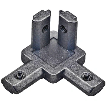 Hidden V-Slot profile corner 3-sided - black OpenB