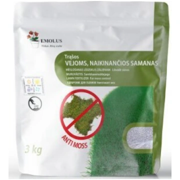 Mēslojums zālājiem no sūnām 3 kg Emolus