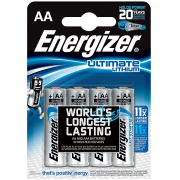 ENERGIZER Ultimate Lithium AA L91 1.5V 4 pcs ( 763