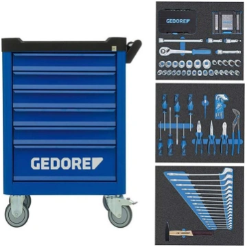 Gedore tool trolley Workster WSL-M-TS-172 (blue / 