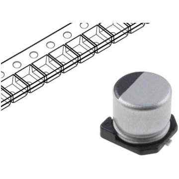CK0J107M6L006VR; Capacitor: electrolytic; low impe