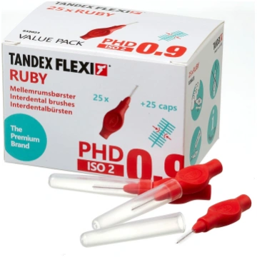 Tandex (25 szczoteczek Flexi Super Fine Ruby ()) |