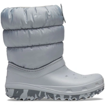 Crocs Classic Neo Puff Boot Kids, Light grey