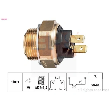 Termoslēdzis, Radiatora ventilators EPS 1.850.002