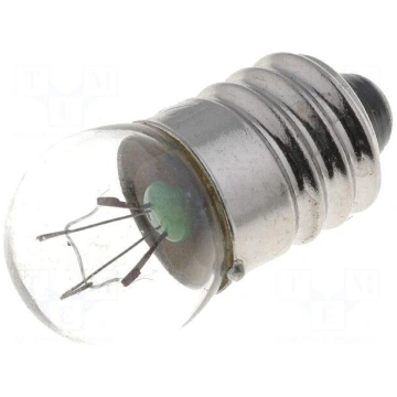 Filament lamp: miniature | E10 | 12VDC | 100mA | B