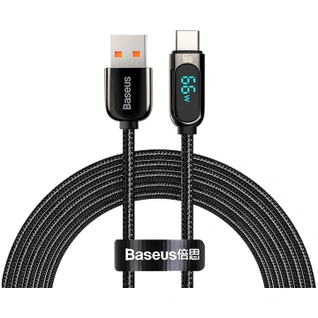 Baseus Display ātrās uzlādes un datu USB-A / USB-C