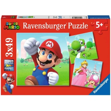 Puzzle 3x49 elements Super Mario Ravensburger Pols