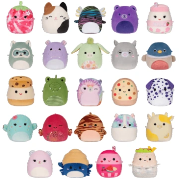 Mīkstā rotaļlieta Squishmallows Micromallows, (krā
