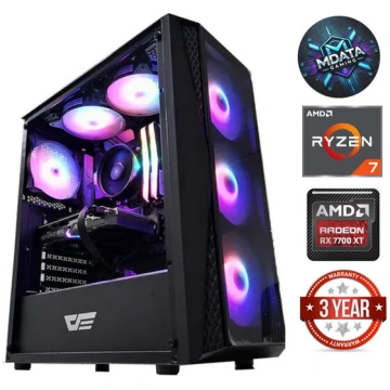 Dators MDATA GAMING Ryzen 7 5800X 64GB 512GB SSD 1