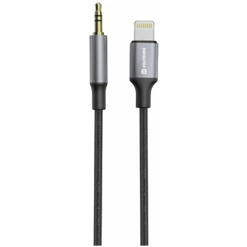 Swissten Audio Adapter Textile Lightning - 3.5mm V
