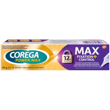 COREGA Max Fixation + Control fiksācijas krēms zob