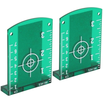 2Pcs Laser Target Plate ABS Magnetic Floor Laser T
