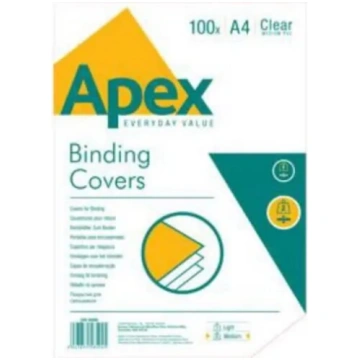 Caurspīdīgas plastmasas vāki Fellowes APEX Medium 
