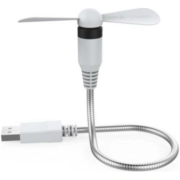 RealPower USB mini Fan weis (USB-Ventilator flexib