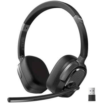 TECKNET V6.0 Bluetooth austiņas ar mikrofonu, uzlā