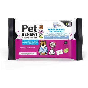 Pet Benefit Panni Manto Detergenti Salviette per C
