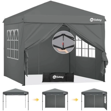 Sekey Premium Pop-Up lapene ar sānu sienām, ūdensn