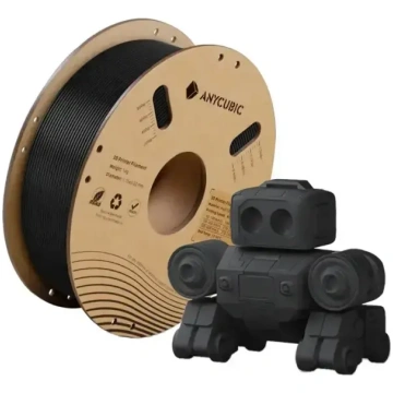Anycubic ātrgaitas PLA filaments 1 KG (melns)