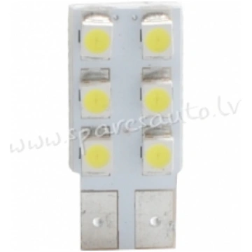 L083W - LED L083W - W5W 6xSMD3528 White - Gaismas 