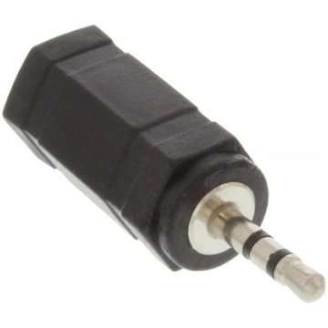 Adapter AV InLine Jack 2.5mm - Jack 3.5mm czarny (