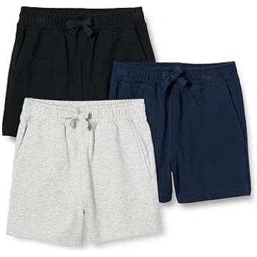 Amazon Essentials Boys Cotton Jersey Boxer Shorts,