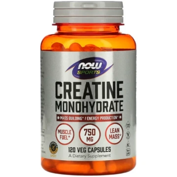 Kreatīna monohidrāts, 750 mg - 120 v kapsulas