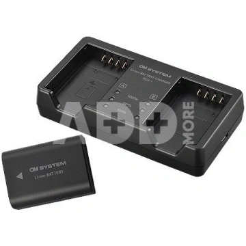 OM System SBCX-1 Battery + Charger Kit Olympus OM