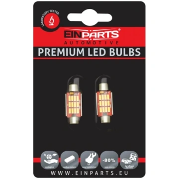LED spuldzes C5W, 6000K, 9-16V, 36 mm EINPARTS