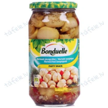 Marinēti šampinjoni Party Snack Bonduelle, 540g / 